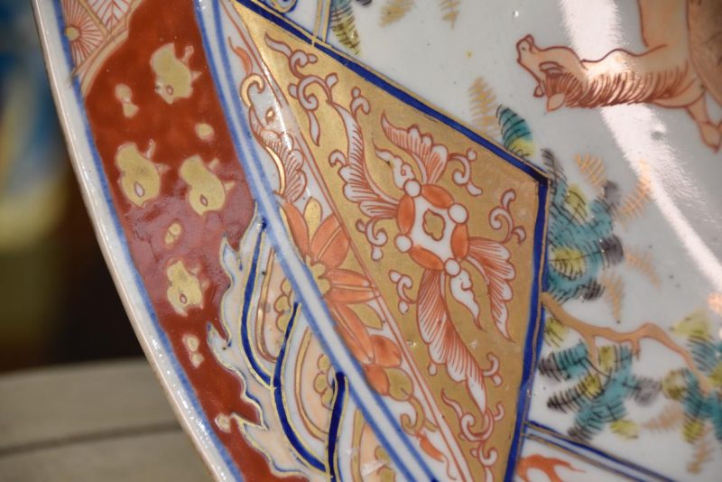 Large Japanese Imari Charger Width:470mm - Image 6