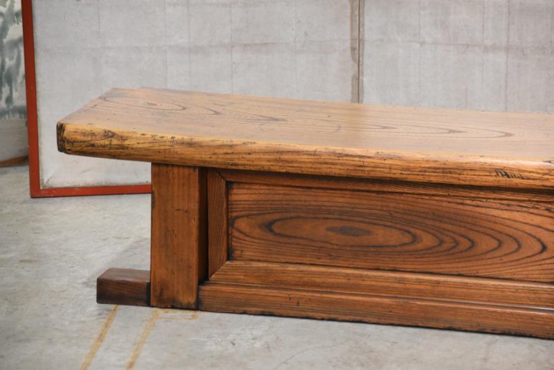 Japanese Elm Entrance Step Kamachi Width:2960mm - Image 12