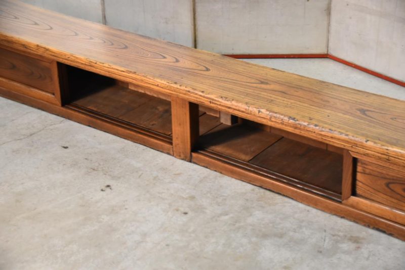 Japanese Elm Entrance Step Kamachi Width:2960mm - Image 7