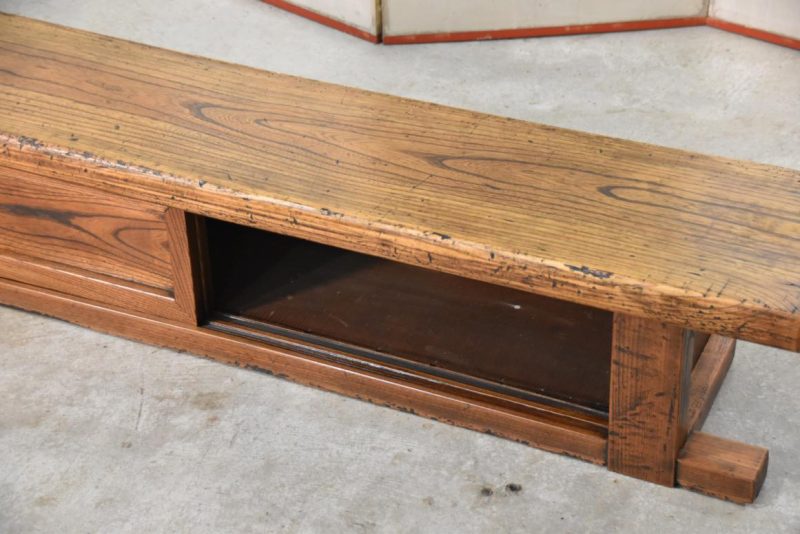 Japanese Elm Entrance Step Kamachi Width:2960mm - Image 6