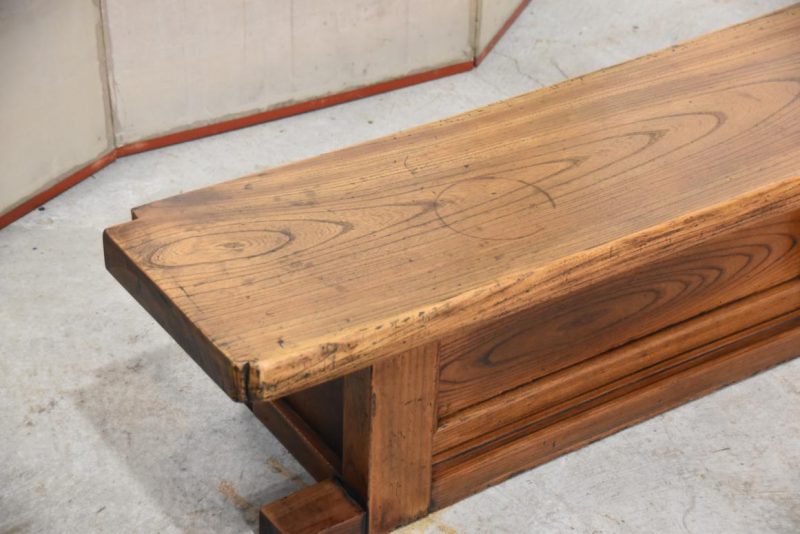 Japanese Elm Entrance Step Kamachi Width:2960mm - Image 3