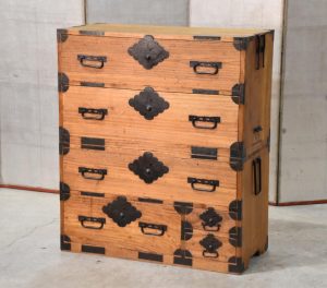 Antique Japanese Chest on Chest Width:910mm