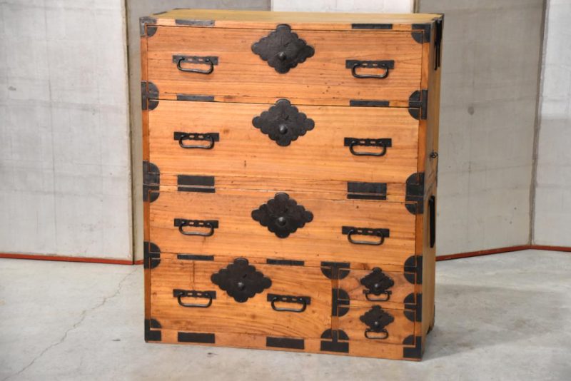 Antique Japanese Chest on Chest Width:910mm - Image 15