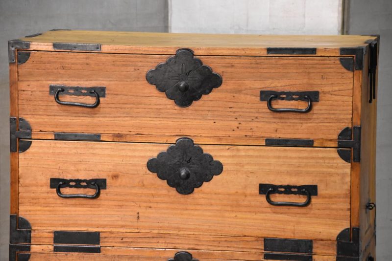 Antique Japanese Chest on Chest Width:910mm - Image 14