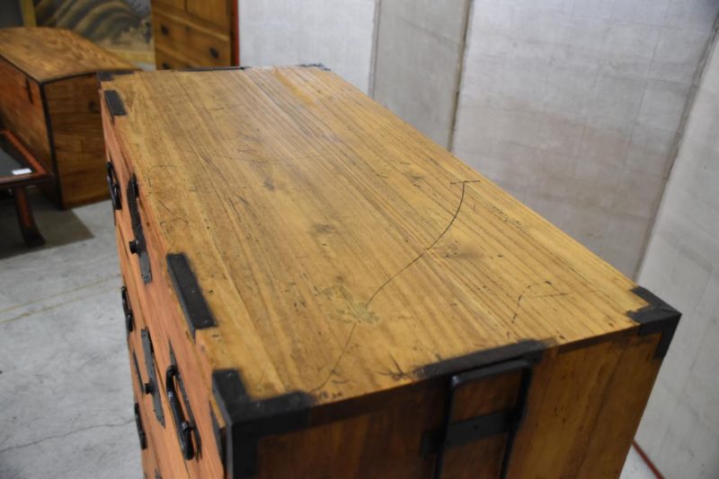 Antique Japanese Chest on Chest Width:910mm - Image 8
