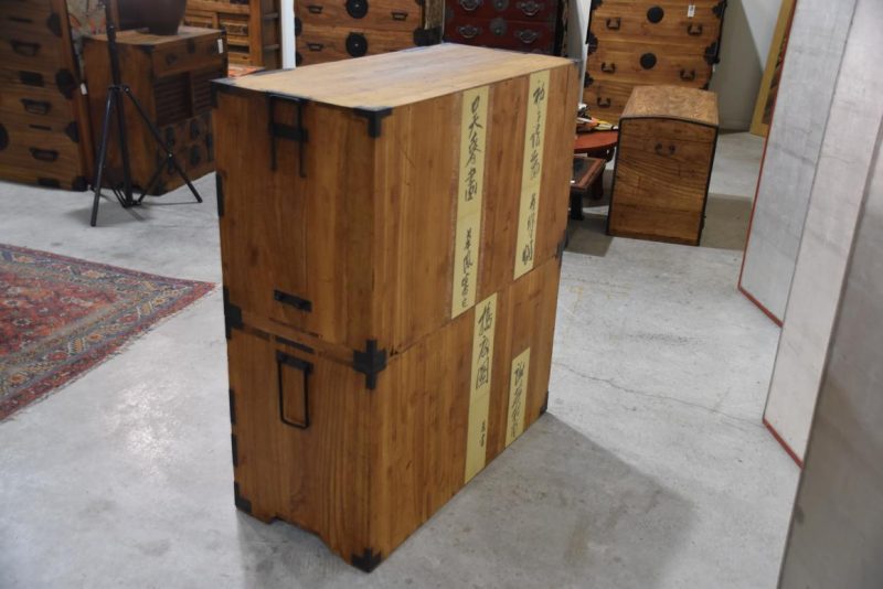 Antique Japanese Chest on Chest Width:910mm - Image 5
