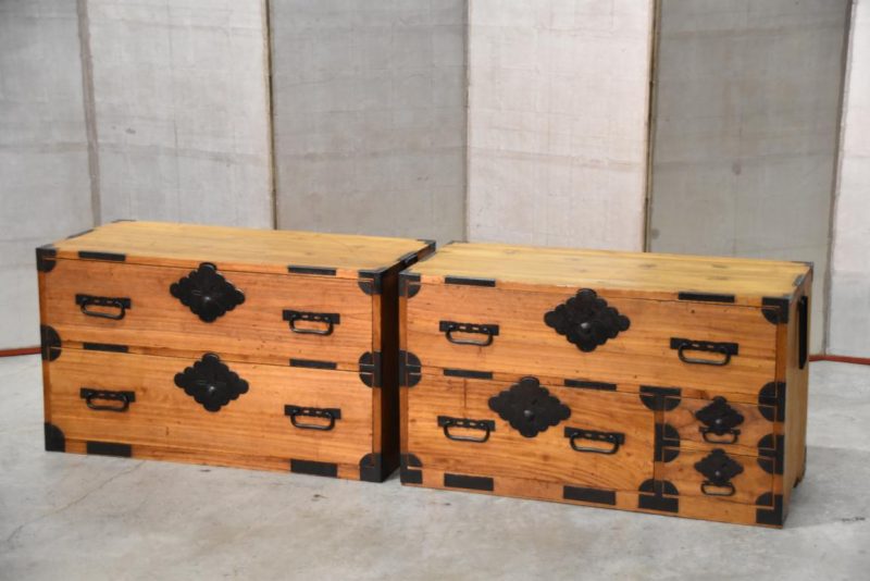 Antique Japanese Chest on Chest Width:910mm - Image 3