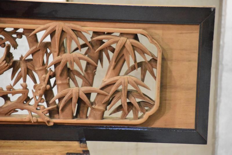 Japanese Carved Wooden Rama Transom Width:1705mm - Image 6