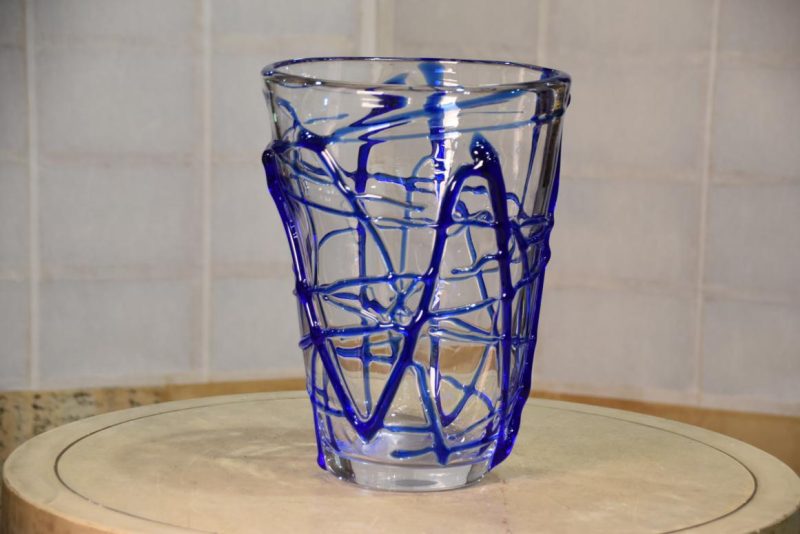 Japanese Art Glass Vase Height:315mm - Image 2
