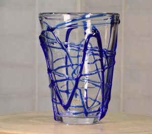 Japanese Art Glass Vase Height:315mm