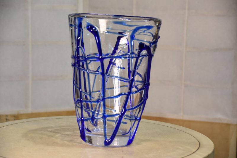 Japanese Art Glass Vase Height:315mm - Image 8