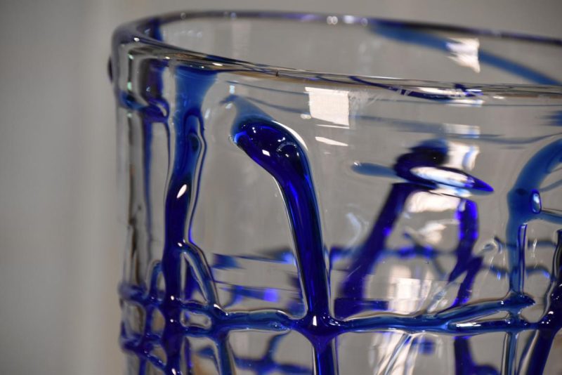 Japanese Art Glass Vase Height:315mm - Image 7