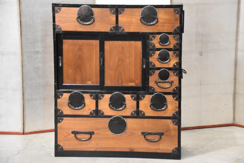 Japanese Choba Dansu Merchant Chest Width:850mm - Image 12