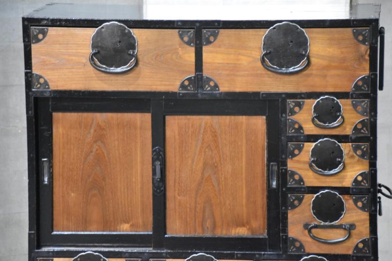 Japanese Choba Dansu Merchant Chest Width:850mm - Image 11