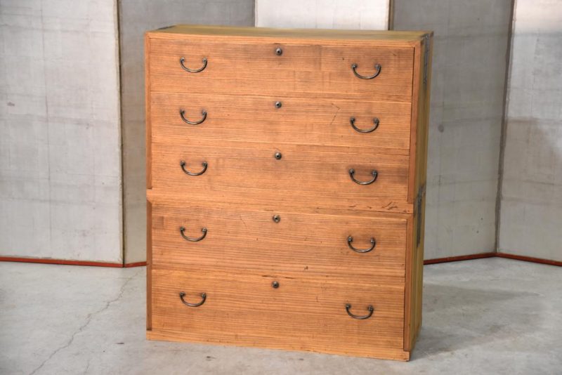 Vintage Clothing Chest (2 Sections) Width:940mm - Image 2