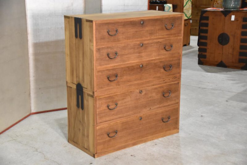 Vintage Clothing Chest (2 Sections) Width:940mm - Image 4