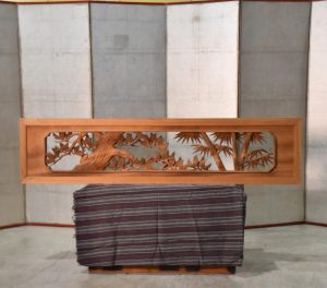 Carved Wooden Transom Rama Width:1705mm