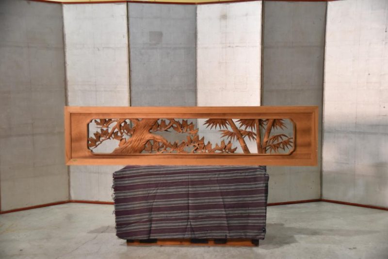 Carved Wooden Transom Rama Width:1705mm