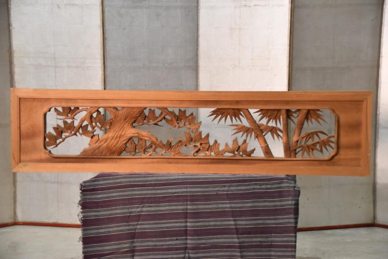 Carved Wooden Transom Rama Width:1705mm - Image 2