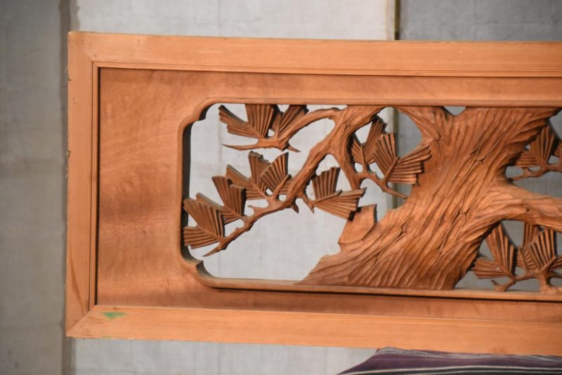 Carved Wooden Transom Rama Width:1705mm - Image 8