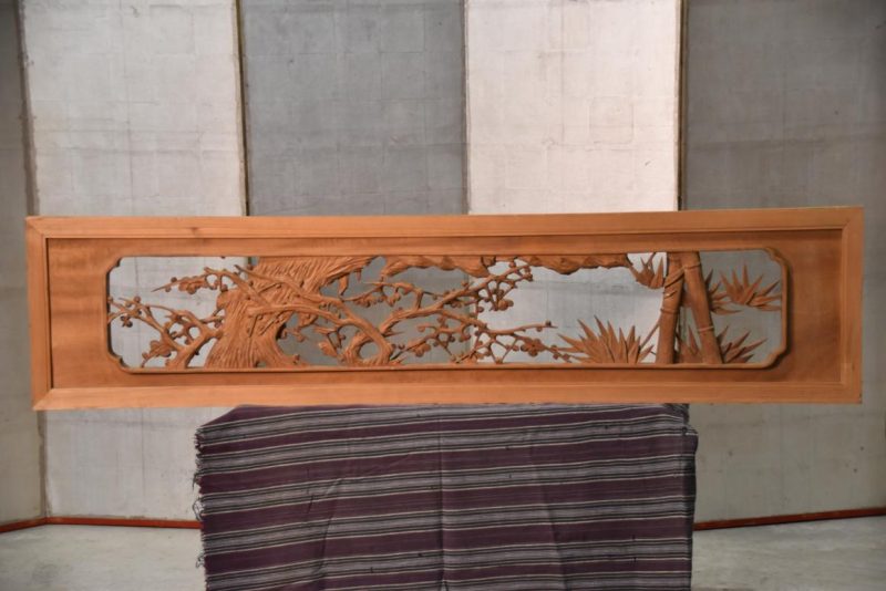 Carved Wooden Transom Rama Width:1705mm - Image 2