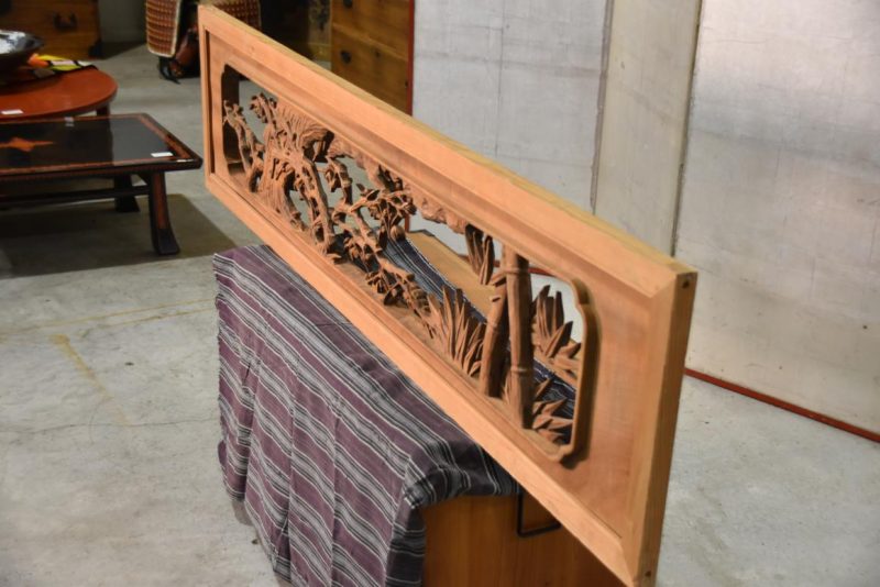 Carved Wooden Transom Rama Width:1705mm - Image 3