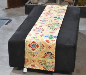 Vintage Japanese Silk Obi Table Runner Width:4000mm