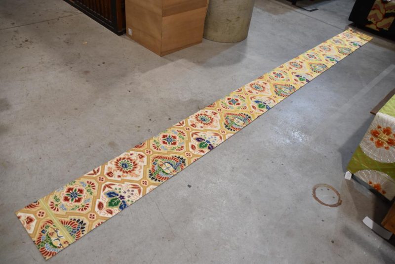 Vintage Japanese Silk Obi Table Runner Width:4000mm - Image 4