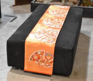 Vintage Japanese Silk Obi Table Runner Width:4000mm