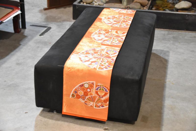 Vintage Japanese Silk Obi Table Runner Width:4000mm