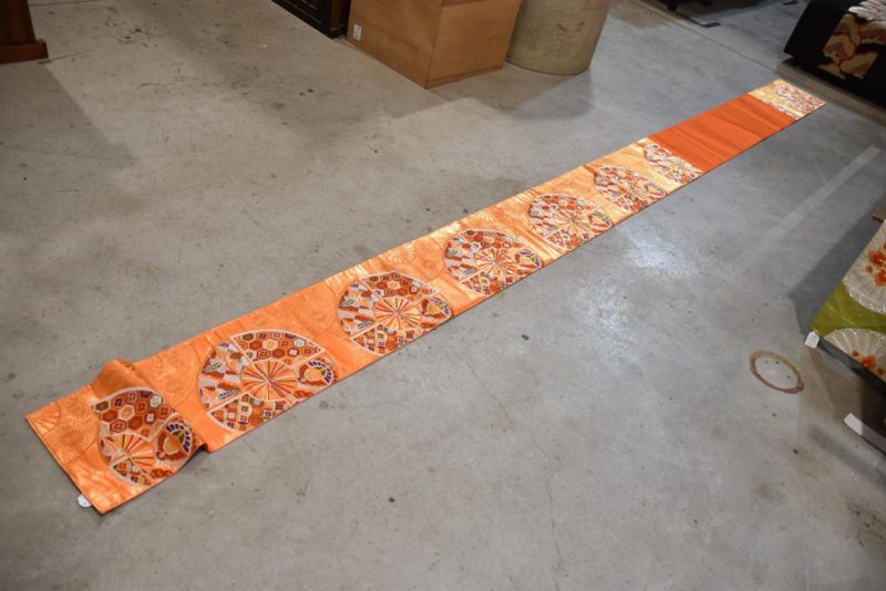 Vintage Japanese Silk Obi Table Runner Width:4000mm - Image 4