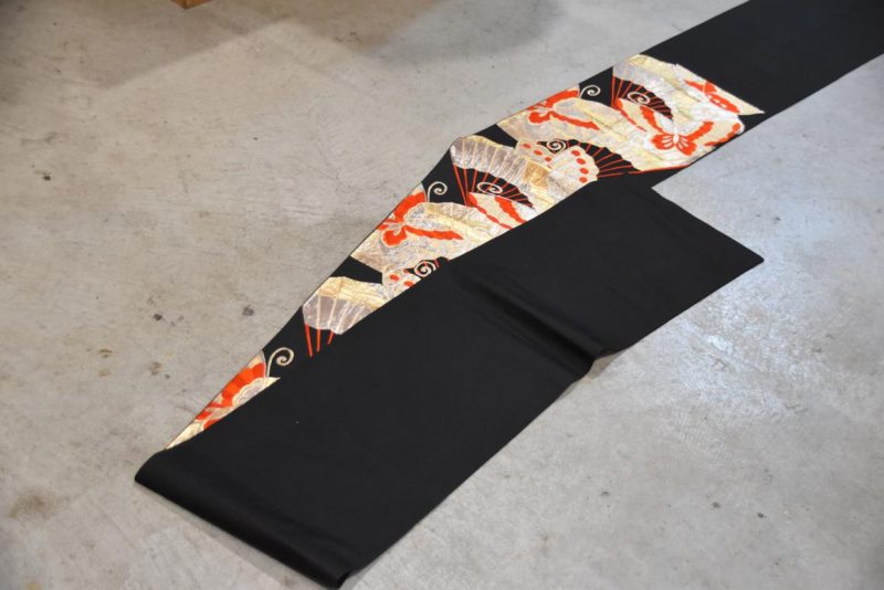 Vintage Japanese Silk Butterfly Obi Table Runner Width:4000mm - Image 7