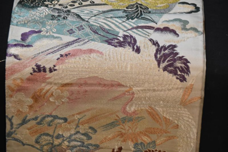 Double Sided Vintage Table Runner Obi Sash Width:4000mm - Image 2