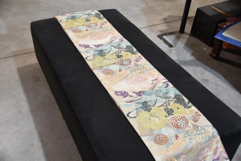 Double Sided Vintage Table Runner Obi Sash Width:4000mm - Image 6