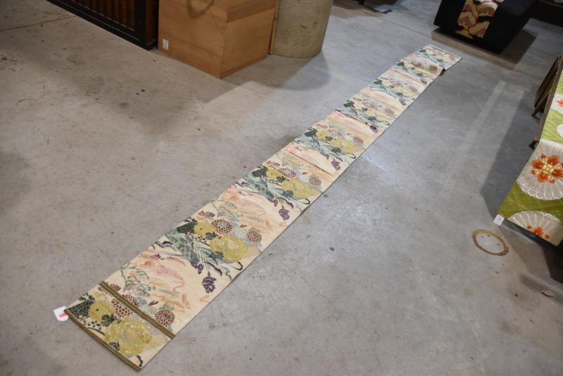 Double Sided Vintage Table Runner Obi Sash Width:4000mm - Image 4