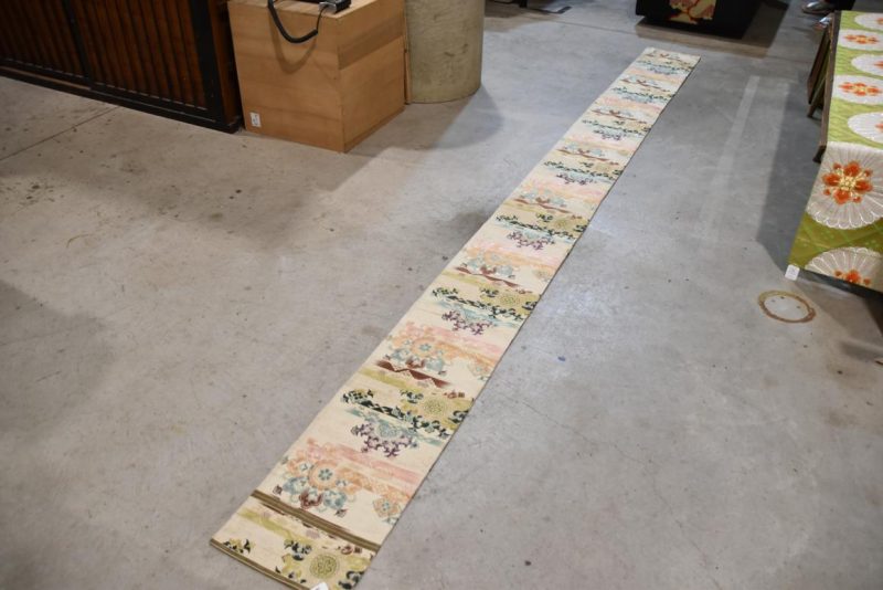 Double Sided Vintage Table Runner Obi Sash Width:4000mm - Image 3