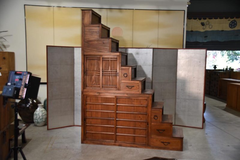Kaidan Dansu Antique Step Chest Width:1750mm