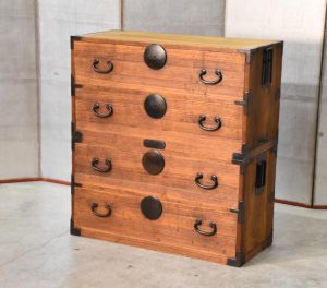 Antique 2 Section Clothing Chest Width:940mm