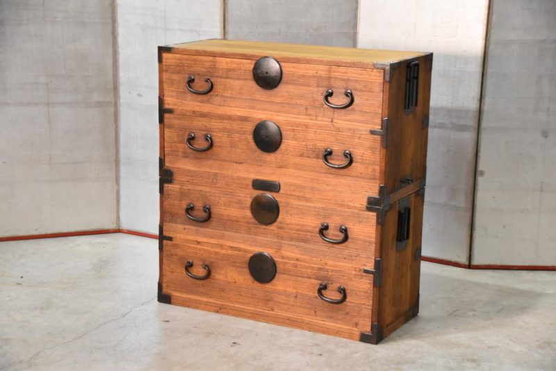 Antique 2 Section Clothing Chest Width:940mm