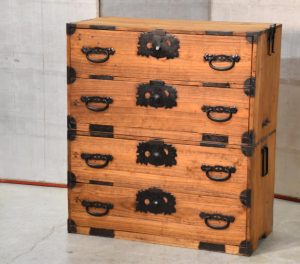 Antique Clothing Chest (2 Sections) Width:880mm