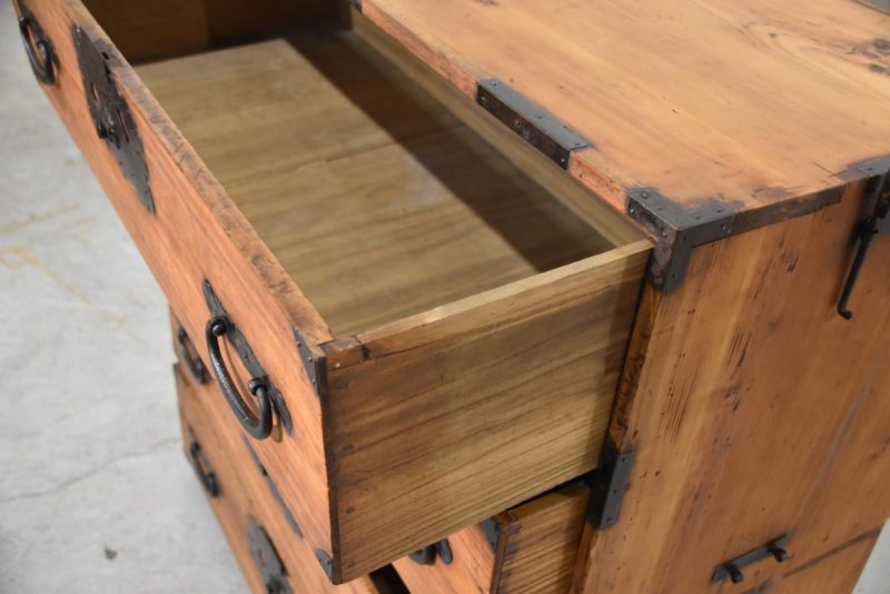 Antique Clothing Chest (2 Sections) Width:880mm - Image 6