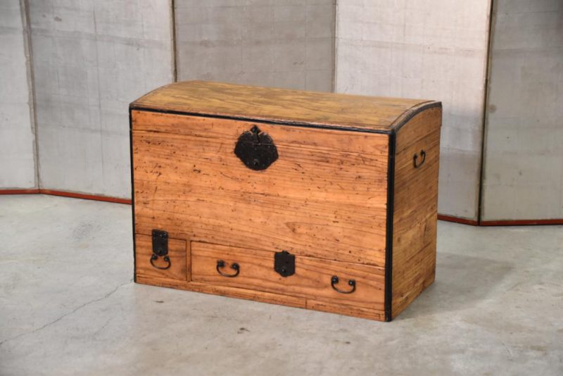 Antique Japanese Trunk Width:880mm