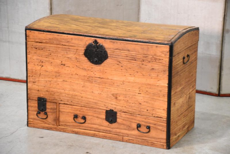 Antique Japanese Trunk Width:880mm - Image 2