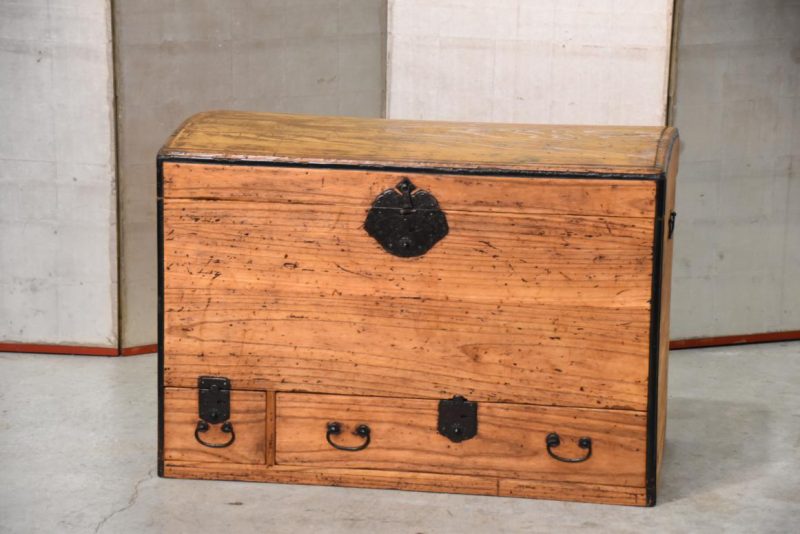 Antique Japanese Trunk Width:880mm - Image 8