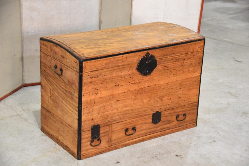 Antique Japanese Trunk Width:880mm - Image 3