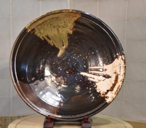 Large Mashiko Pottery Plate Width:560mm