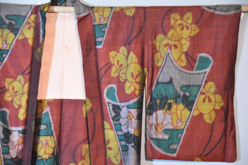Japanese Vintage Meisen (Silk Ikat) Haori Jacket - Image 7