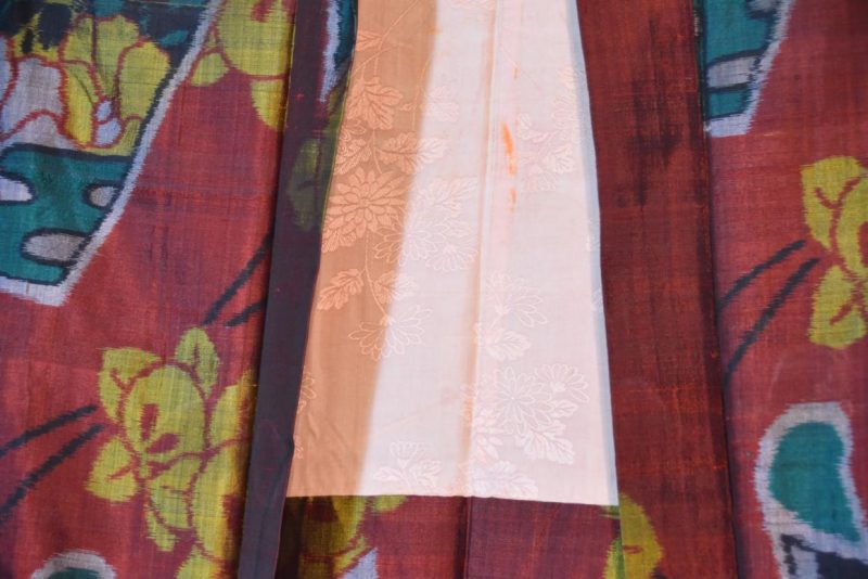 Japanese Vintage Meisen (Silk Ikat) Haori Jacket - Image 6