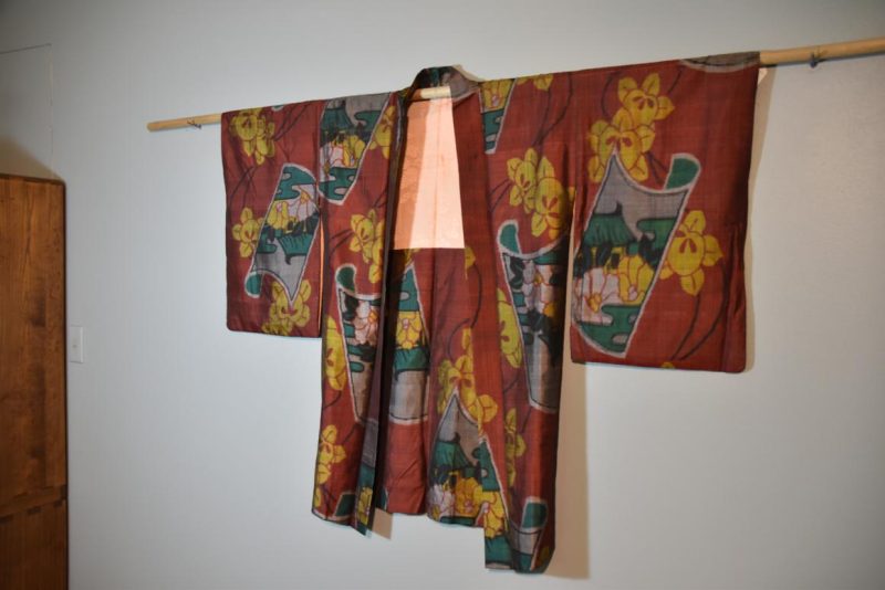 Japanese Vintage Meisen (Silk Ikat) Haori Jacket - Image 4