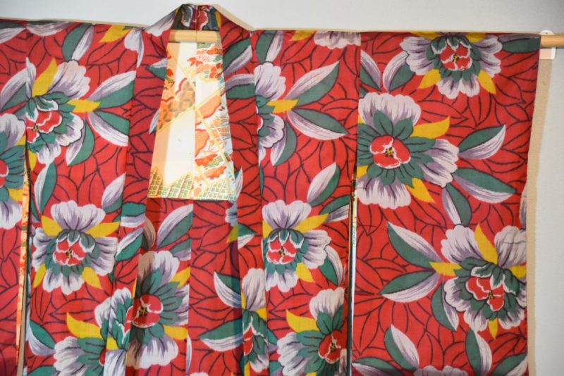 Japanese Vintage Meisen (Silk Ikat) Haori Jacket - Image 7